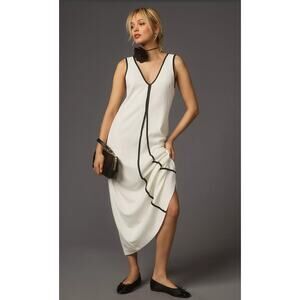EUC Anthropologie Maeve Colorblock Knit Maxi Dress - XL